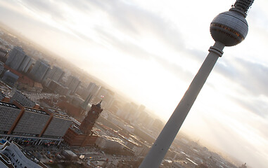 Image showing Berlin, Germany on 31.12.2019. The famous Fernsehturm television