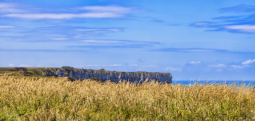 Image showing Landscape on the Normandy Coast