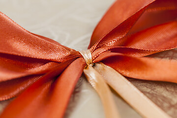 Image showing Festive Bow Background