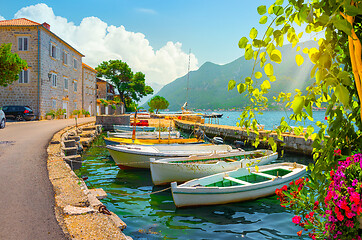 Image showing Perast in spring