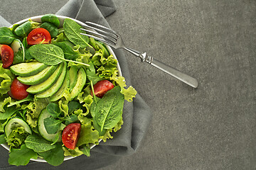 Image showing Avocado salad