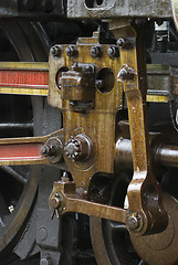 Image showing Detail of steam engine