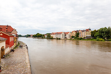 Image showing river Regnitz in Bamberg Germany