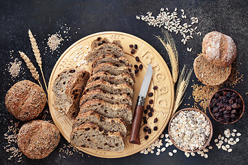 Image showing High Fibre Rye Bread Health Food