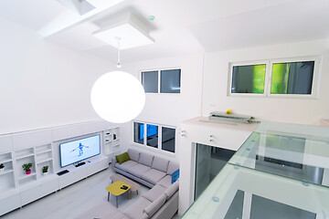 Image showing interior of a two level apartment