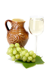 Image showing White Wine in a Glass