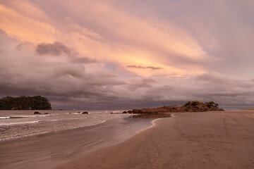 Image showing Bay Of Plenty sunset