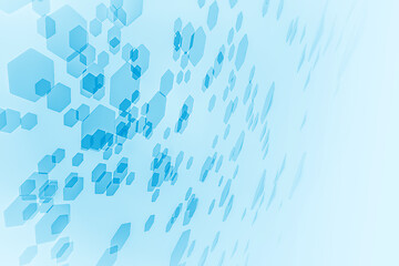 Image showing hexagonal shapes background