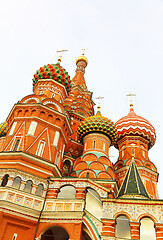 Image showing Fragment view of Saint Basil's Cathedral in Moscow, Russia