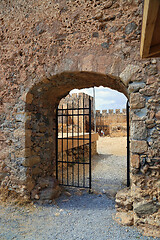 Image showing Entrance to fortress Frangokastello on Crete, Greece