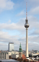 Image showing Berlin, Germany on 01.01.2020. The famous Fernsehturm television