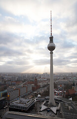 Image showing Berlin, Germany on 31.12.2019. The famous Fernsehturm television