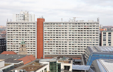 Image showing SIdeview of an simple appartment building