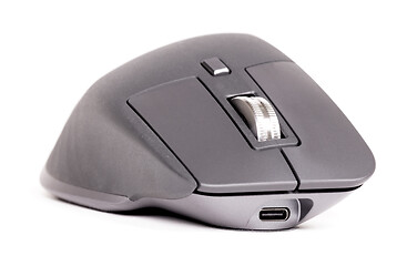 Image showing Close up wireless computer mouse