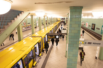 Image showing Berlin, Germany on Januari 1, 2020: U-Bahn Berlin, Berlin`s subw