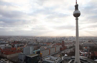 Image showing Berlin, Germany on 31.12.2019. The famous Fernsehturm television