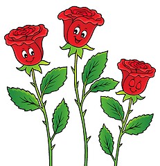 Image showing Rose flower theme image 2
