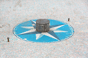 Image showing Fountain Compass Star