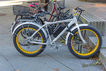 Image showing Fat Tyres Electric Bicycle