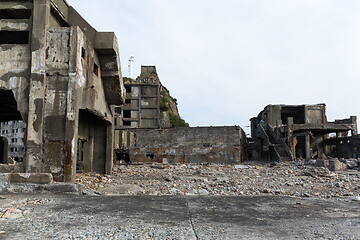 Image showing Battleship island in Japan