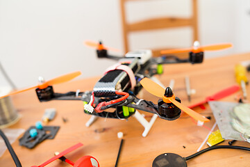 Image showing Making of flying drone at home