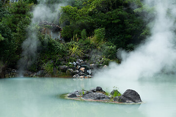 Image showing Hot springs in Beppu of Japan