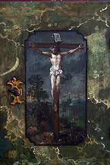 Image showing Jesus crucified on the cross