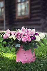 Image showing bouquet of different flowers