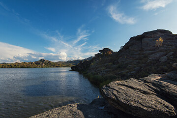 Image showing Beauty view on Kolyvan lake