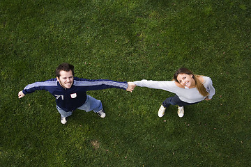 Image showing Romantic couple outdoor