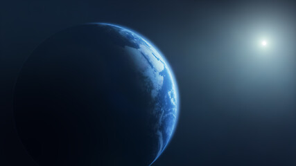 Image showing Planet Earth done with NASA textures