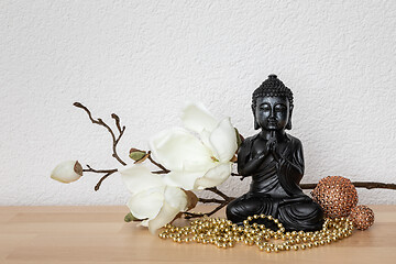 Image showing buddha statue sign for peace and wisdom