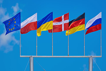 Image showing Flags of Different Countries