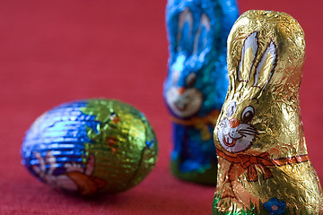 Image showing easter bunnys