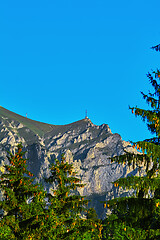 Image showing Caraiman Peak in the Bucegi Mountains