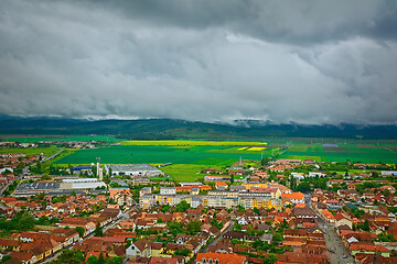 Image showing Panorama of Rasnov