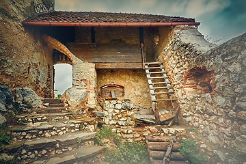 Image showing Rasnov Citadel in Romania