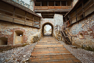 Image showing Rasnov Citadel in Romania