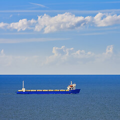 Image showing Container Ship in the Sea