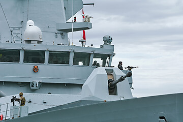 Image showing 4.5 inch Mark 8 Naval Gun System