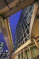 Image showing Modern architecture. Elevated Highways and skyscrapers in Tokyo.