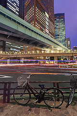 Image showing Modern architecture. Elevated Highways and skyscrapers in Tokyo.