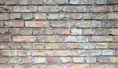 Image showing Old Brick wall background