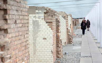 Image showing Berlin, Germany - december 30: Ruined building of SS headquarter