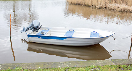 Image showing Small boat in the water