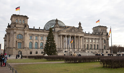 Image showing Berlin, Germany - December 30, 2019: People The Reichstag, Germa