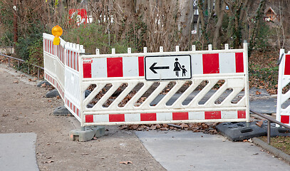 Image showing Repair of pedestrian footpath