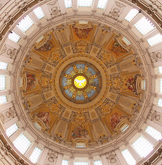 Image showing BERLIN, GERMANY, JANUARI 1, 2020 : Inside Berlin Cathedral. Deco