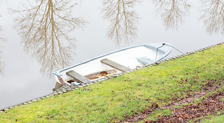 Image showing Small boat in the water