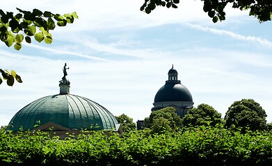 Image showing Domes of Hofgarten, Munich, Germany